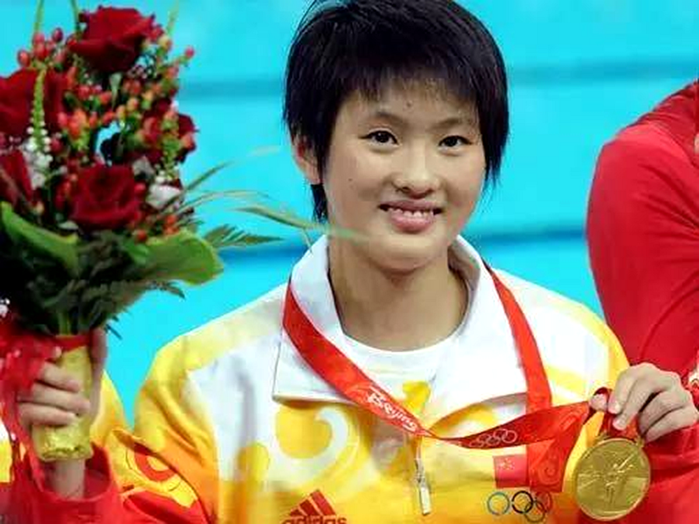 陈若琳获得北京第二十九届奥林匹克运动会跳水比赛女子10米台冠军